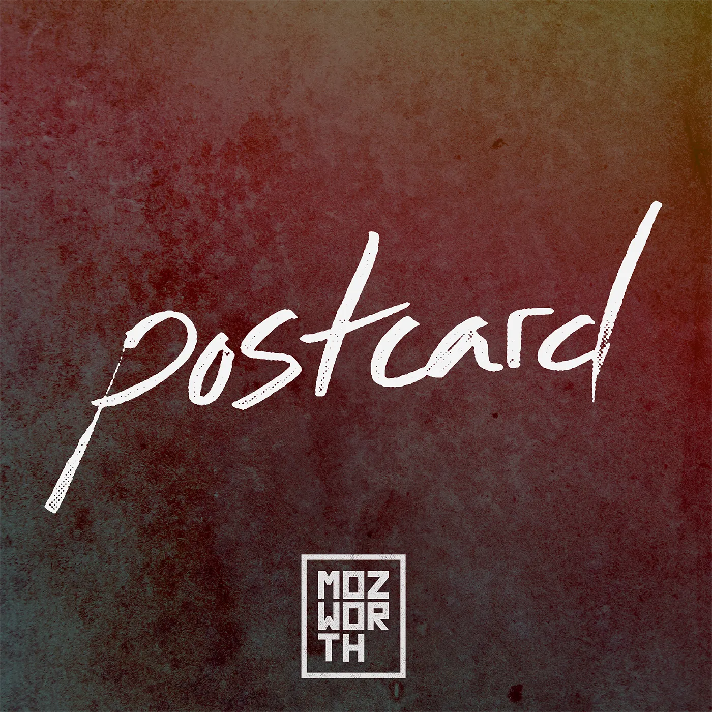 Postcard single cover featuring vintage postcard design with nostalgic imagery