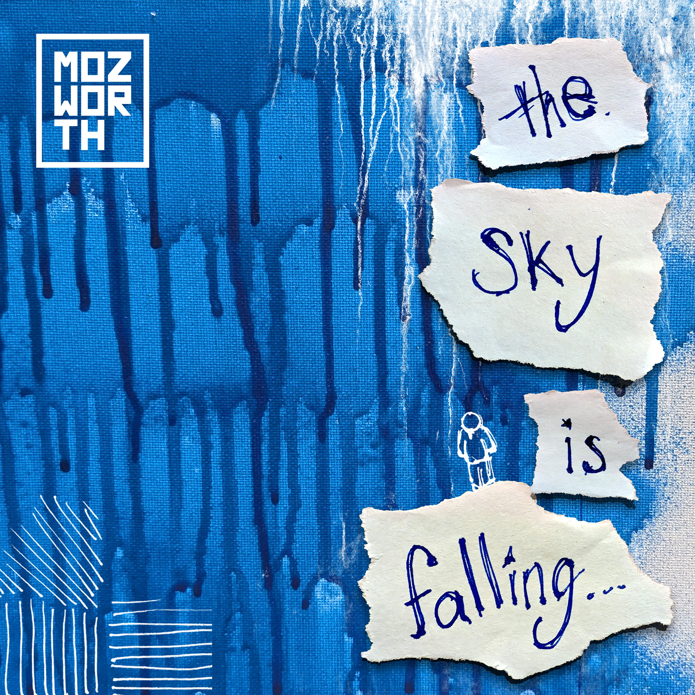 The Sky Is Falling single cover showing a dramatic stormy sky
