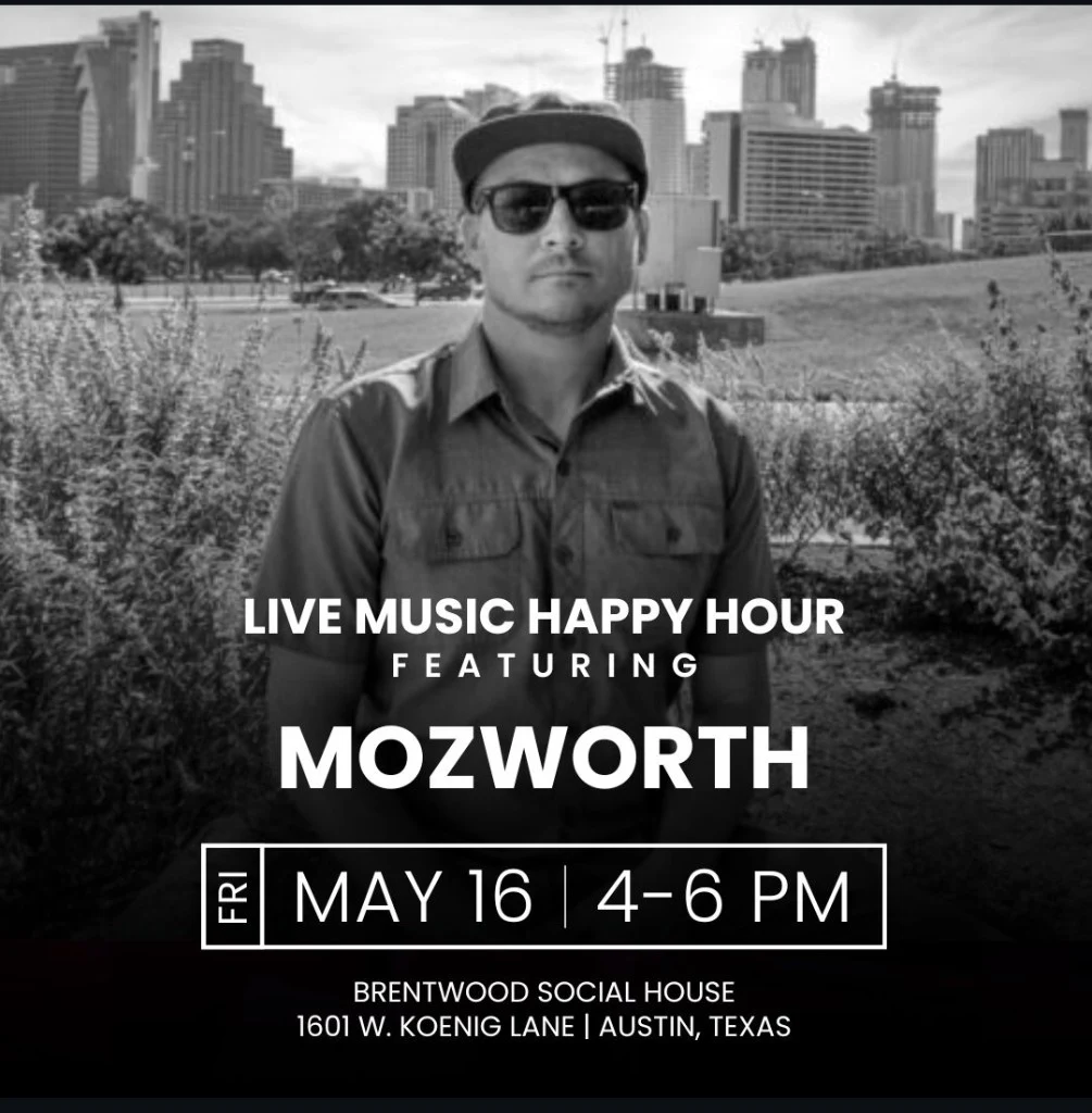 Show poster — Unplugged @ Brentwood Social Club, May 16, 2025